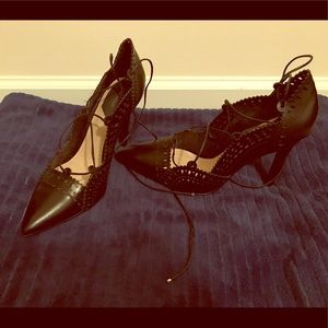 Black Zara heels